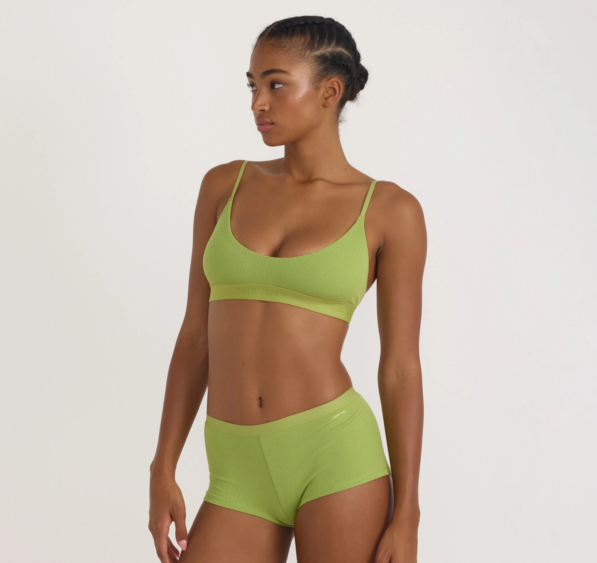 Core Rib Open Back Scoop Bralette - Image 2