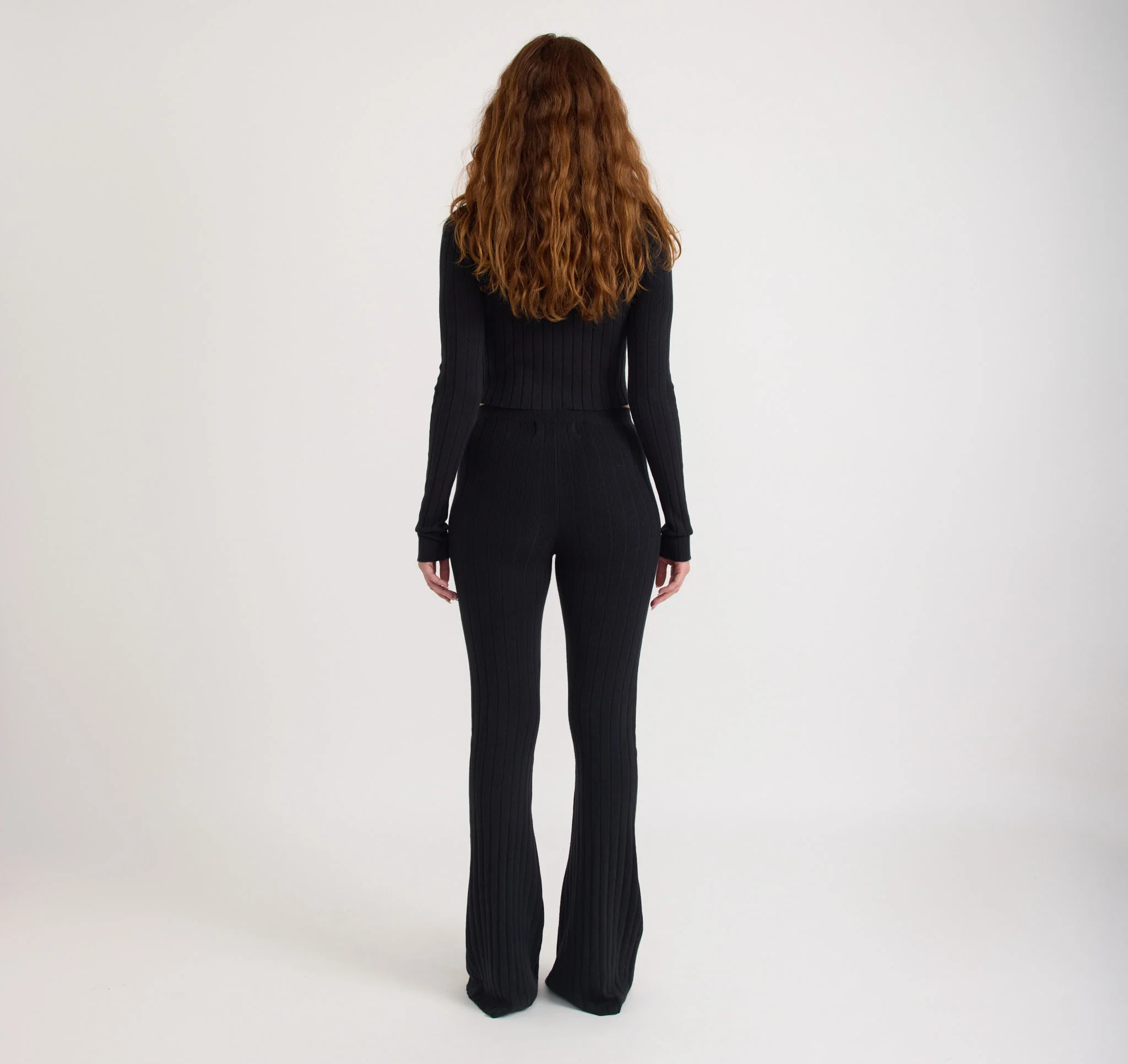 Soft Knit Rib Crop Cardigan - Image 4