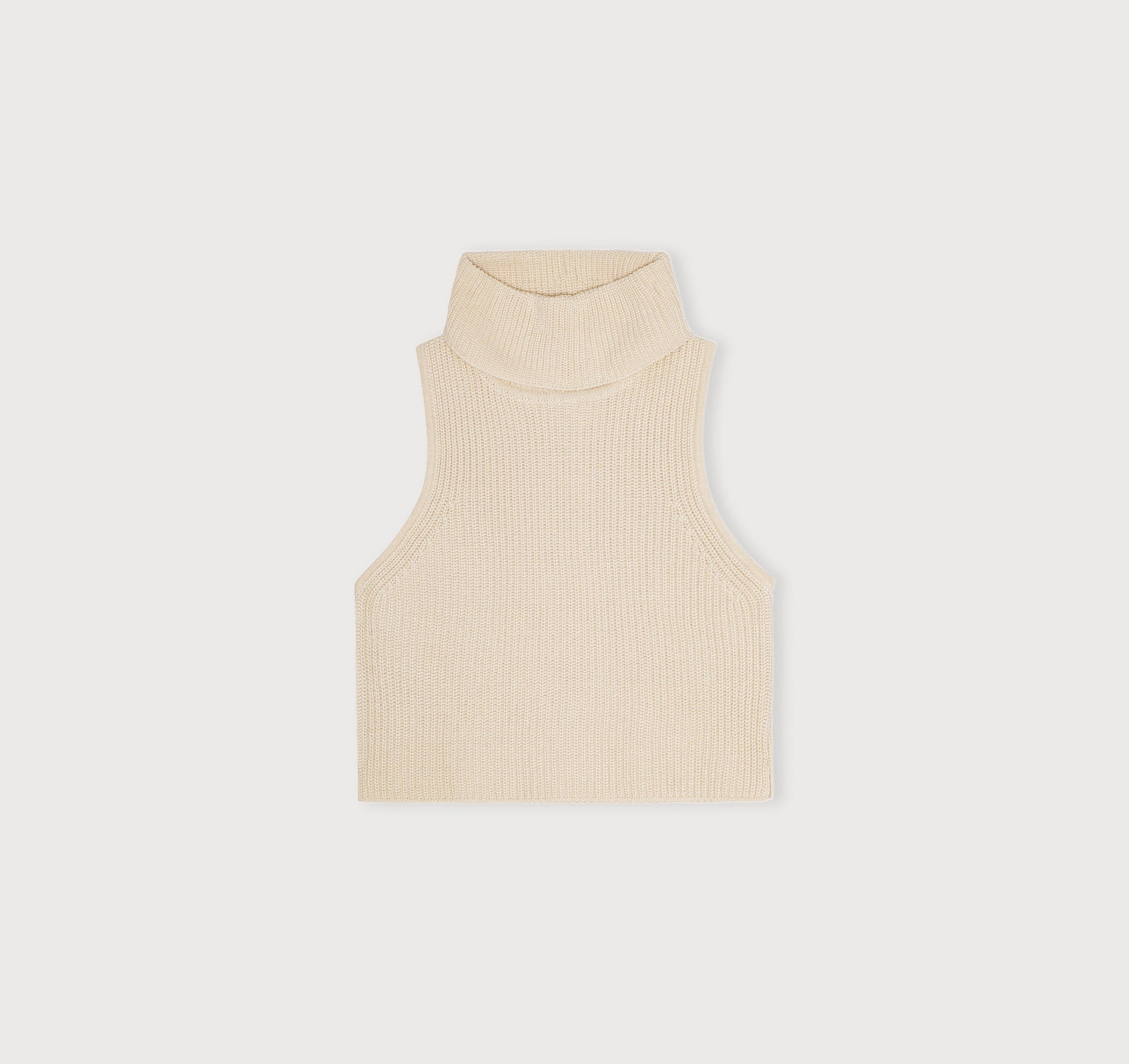 True Knit Sleeveless Turtleneck - Image 4