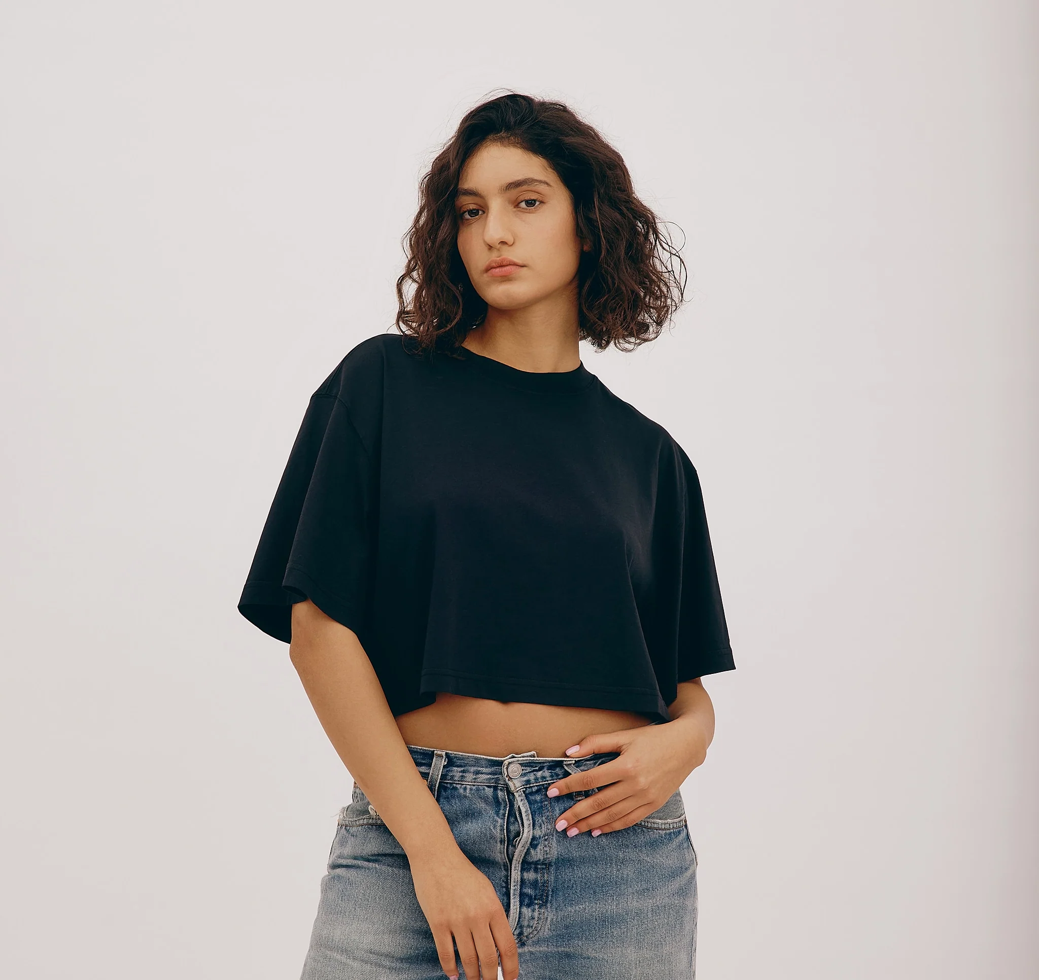True Boxy Crop Tee - Image 2